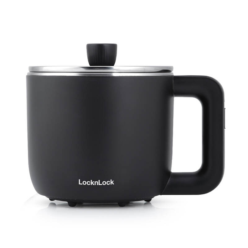 [Voucher 10% cho đơn từ 499k] Nồi Điện Đa Năng, 0.8L, 220V, 50Hz, 600W - Màu Đen - LocknLock - EJP116BLK, , large image number null